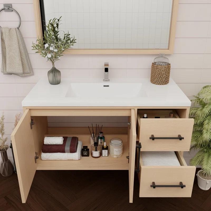 MEBO Victoria 41.7'' Single Bathroom Vanity with Acrylic Top