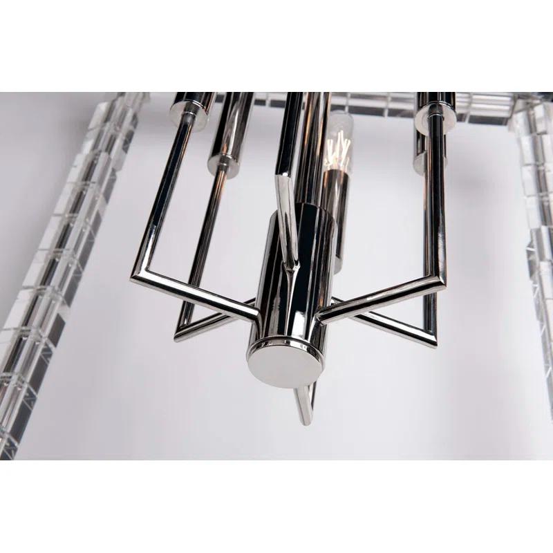 Hudson Valley Lighting Alpine 4 - Light Dimmable Square / Rectangle Chandelier
