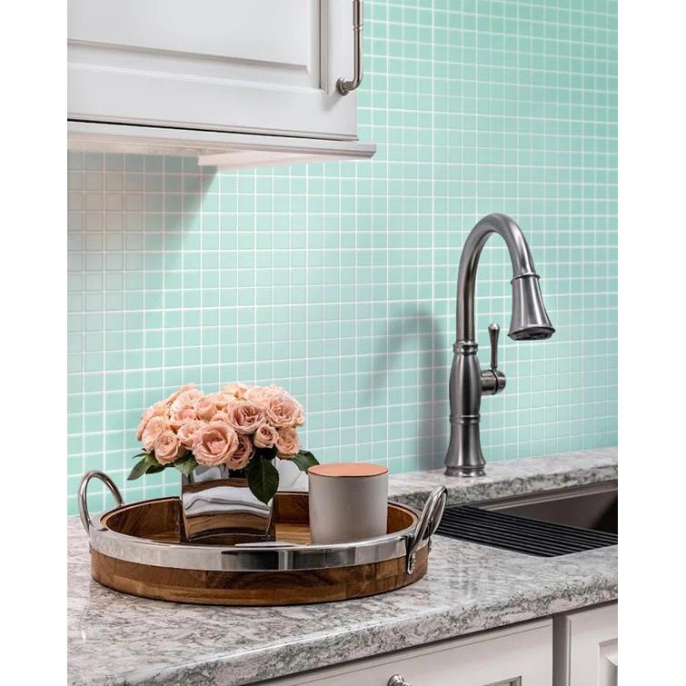 Apollo Tile 11.8" X 11.8" Matte Finished Glass Mosaic Tile