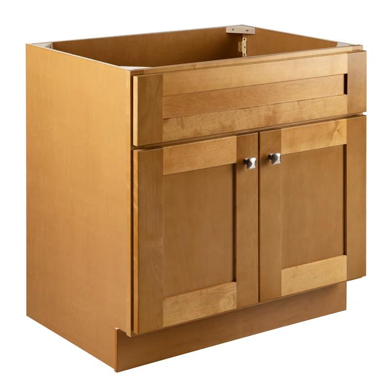 Design House Brookings 30 Inch Bathroom Vanity, Ready to Assemble, Solid Wood, Sherwin Williams – Design House, 587089