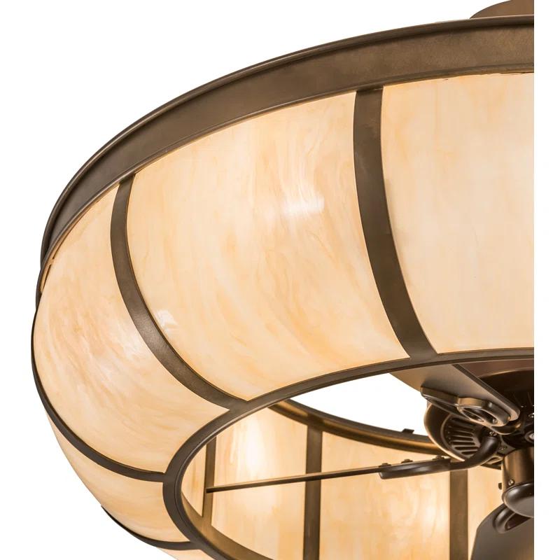 Meyda Lighting Prime Dome Acrylic Semi Flush Mount