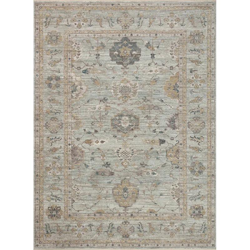 Magnolia Home by Joanna Gaines x Loloi Magnolia Home By Joanna Gaines X Loloi Millie Sky / Gold Area Rug