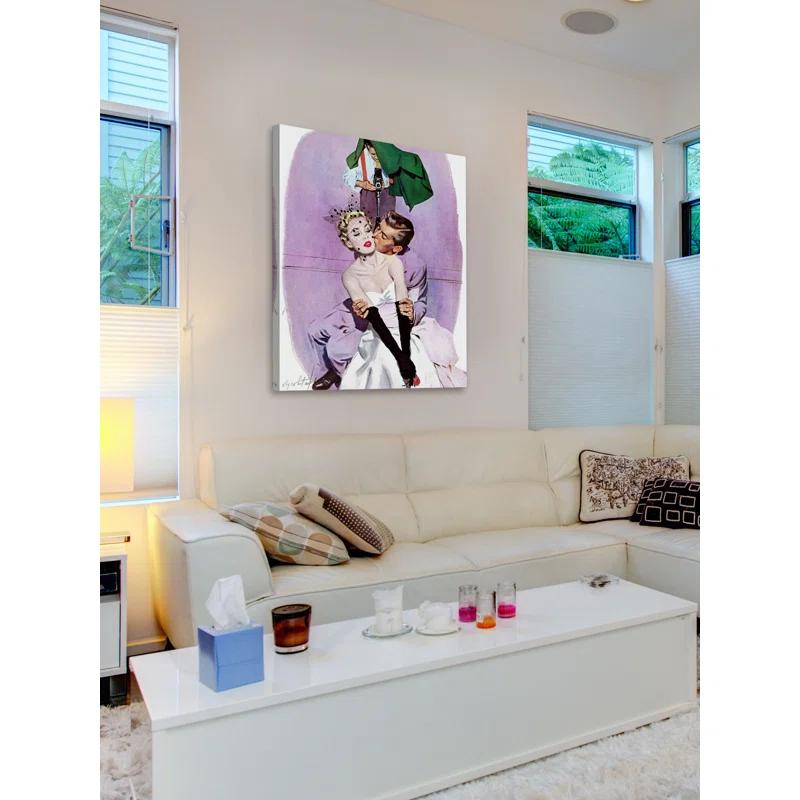 Marmont Hill Love Scene Print on Wrapped Canvas