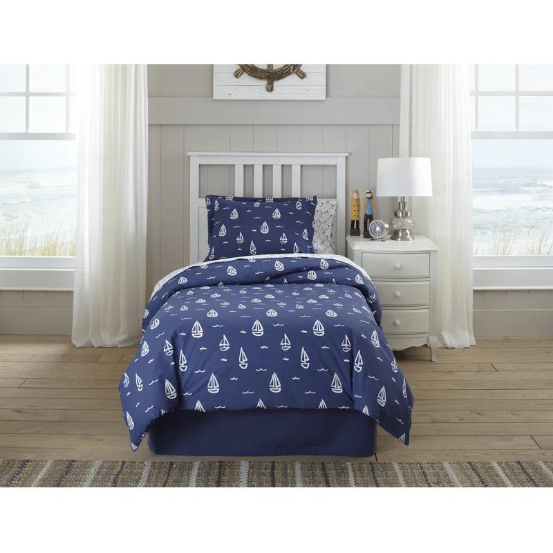 Lullaby Bedding Away At Sea Modern & Contemporary Percale Bedding Set