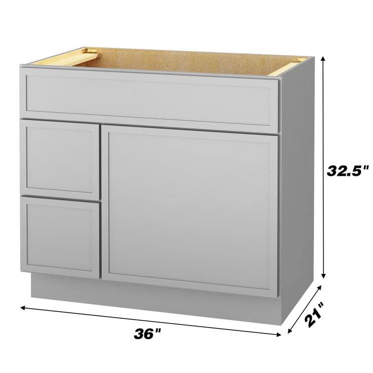 Home Beyond 36'' Single Bathroom Vanity Base Only