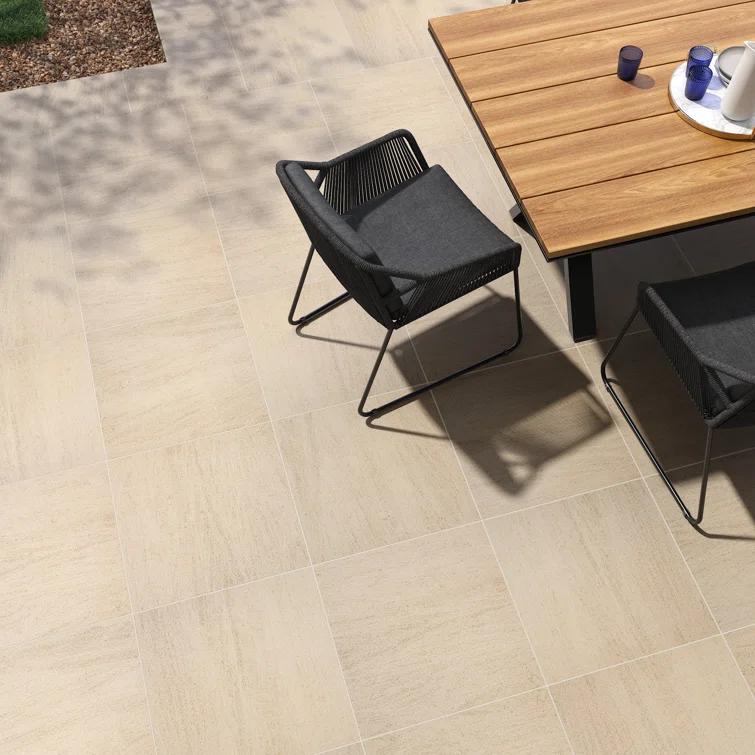 Ackland Westvale 24 in. x 24 in. x 0.79 in. Matte Porcelain Stone Look Paver (4 sq. ft./unit, 2 Pieces)