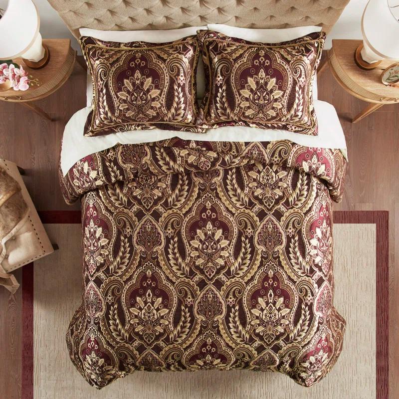 Croscill Croscill Julius 4 Piece Chenille Jacquard Comforter Set