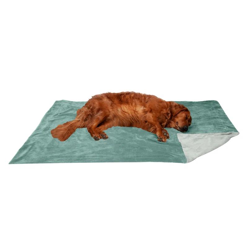 FurHaven Waterproof Faux Velvet Throw Blanket
