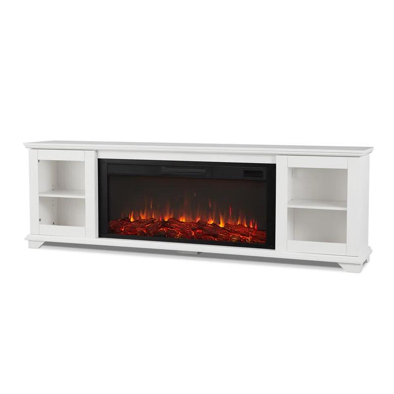 Real Flame Benjamin 81" Landscape TV Stand with Electric Fireplace by Real Flame