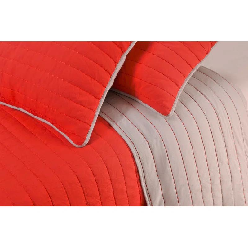 Superior Brandon Standard Cotton Traditional Reversible Quilt Set