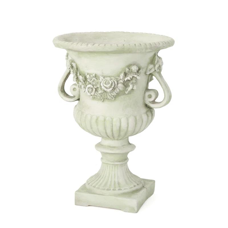 Fleur De Lis Living Exquisite Decorative Urn for Transforming Outdoor Spaces into Paradise