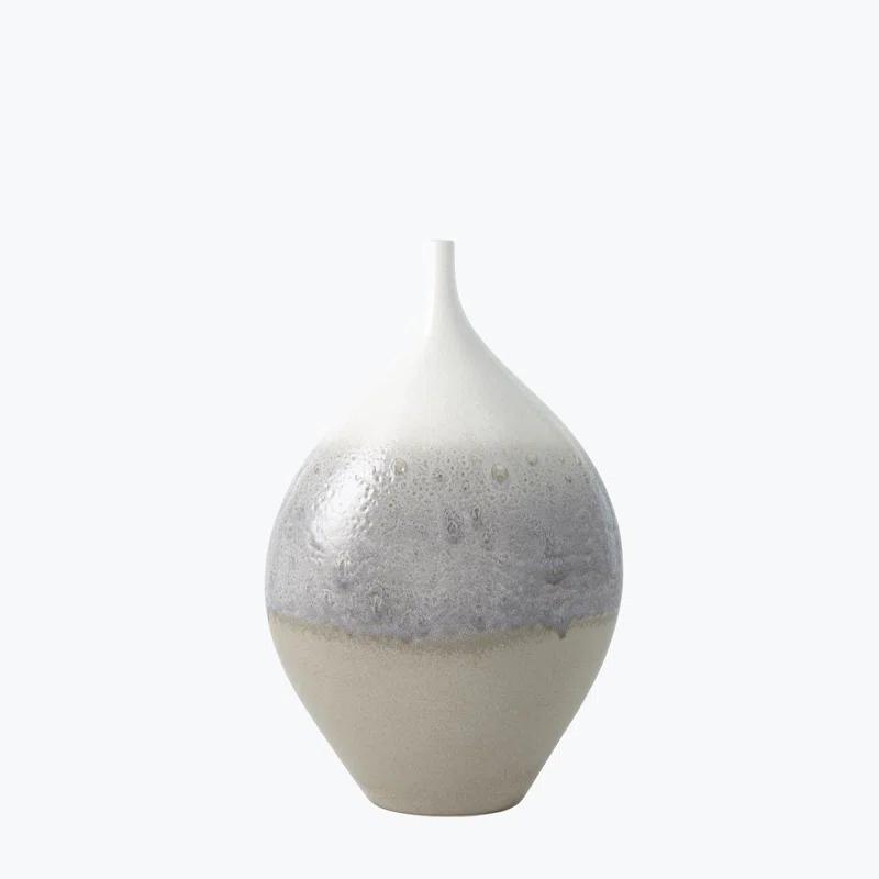 Cream Rises Vase-Wide