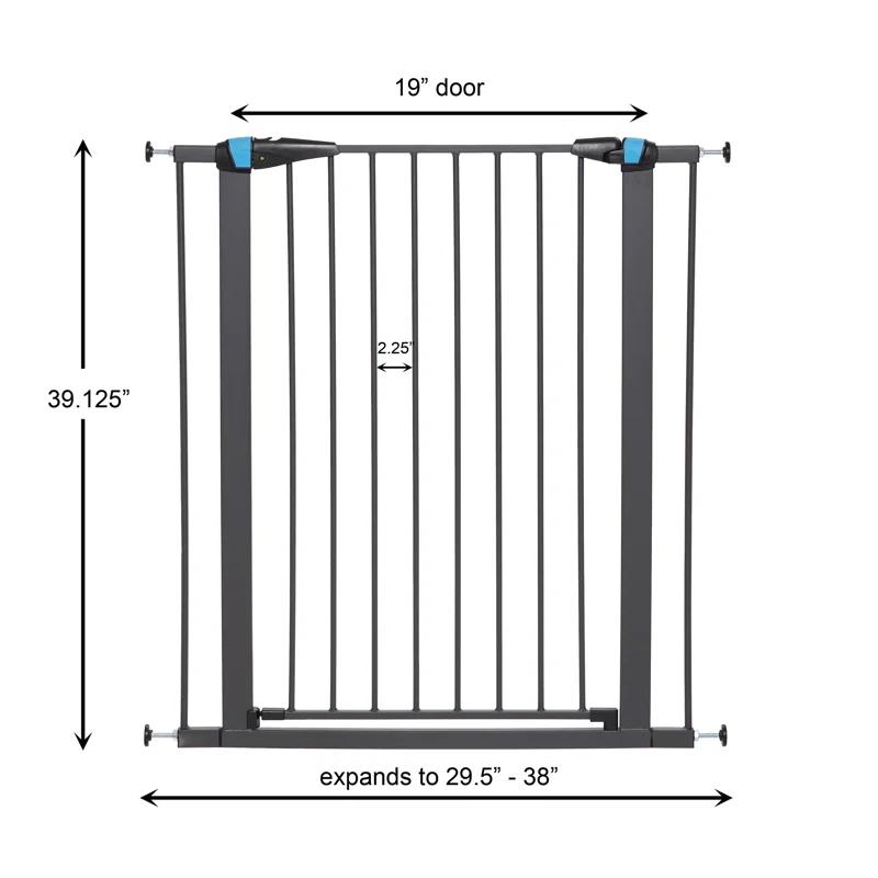 Midwest Homes For Pets MidWest Homes for Pets Gate/ Walk-thru Steel Pet Gate