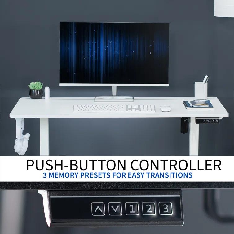 Vivo VIVO Electric 44"x 24" Sit Stand Desk, Height Adjustable Workstation (E144B series)