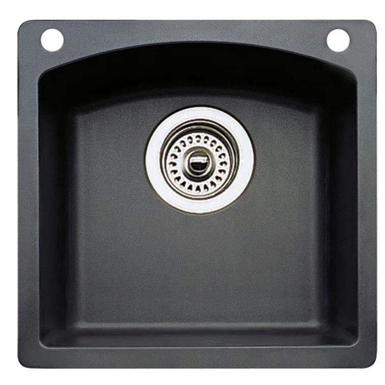 Blanco Diamond 15" L x 15" W Dual Mount Bar Sink 440204-2