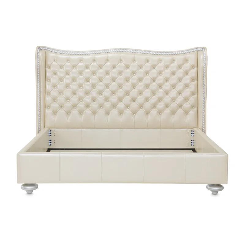 Michael Amini Hollywood Swank Upholstered Standard Bed