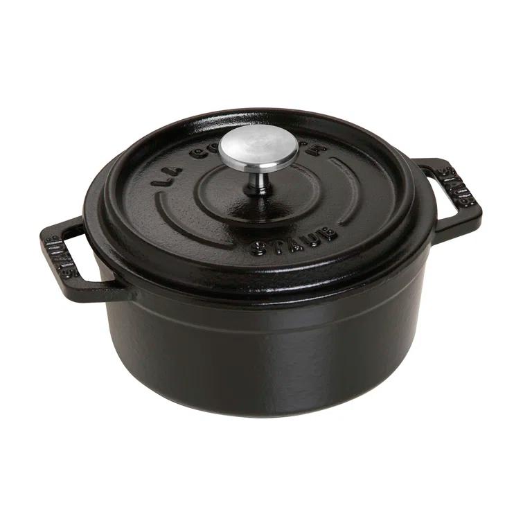 Staub ® 5.5-Qt Matte Black Cocotte