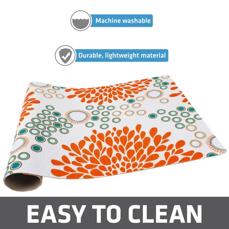 Drymate Pet Bowl Placemat, Feeding Mat For Dog & Cat - Thin, Absorbent, Waterproof, Machine Washable