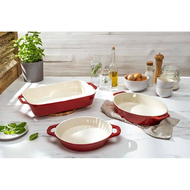Staub Ceramics 3-pc Mixed Baking Dish Set