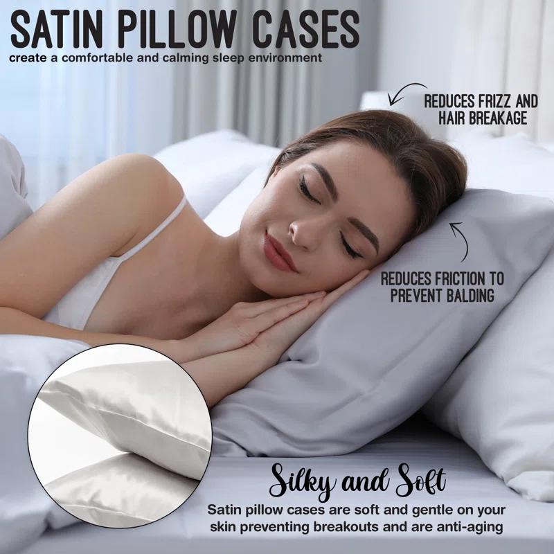 Sweet Jojo Designs Satin Floral - Set of 2