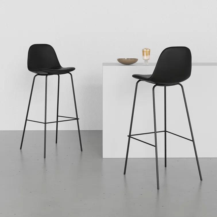 Kody Vegan Leather Bar & Counter Stool (Set of 2)