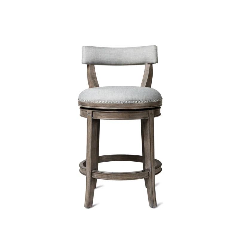 Maven Lane Maven Lane Alexander Stool with Fabric Upholstery