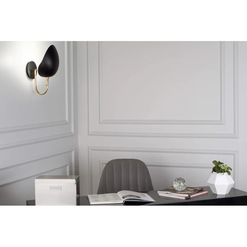 Racer Solid Brass Plug-in Adjustable Wall Sconce