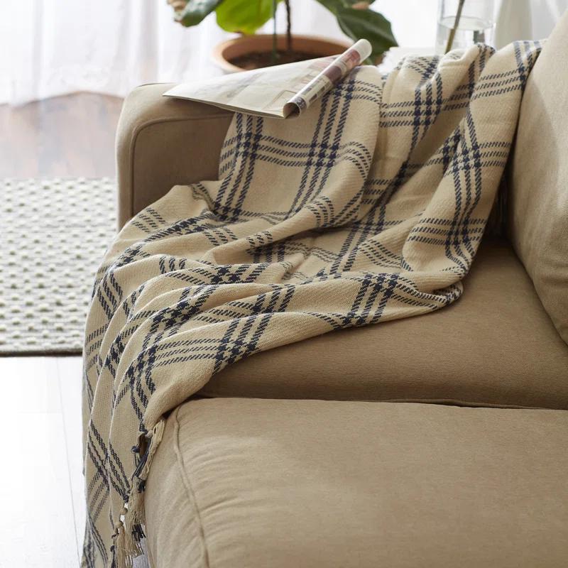 Design Imports Hand Woven Throw Blanket