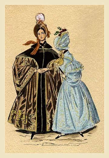 Buyenlarge Mother and Daughter Painting Print