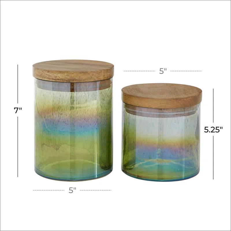 Wood Decorative Urns & Jars