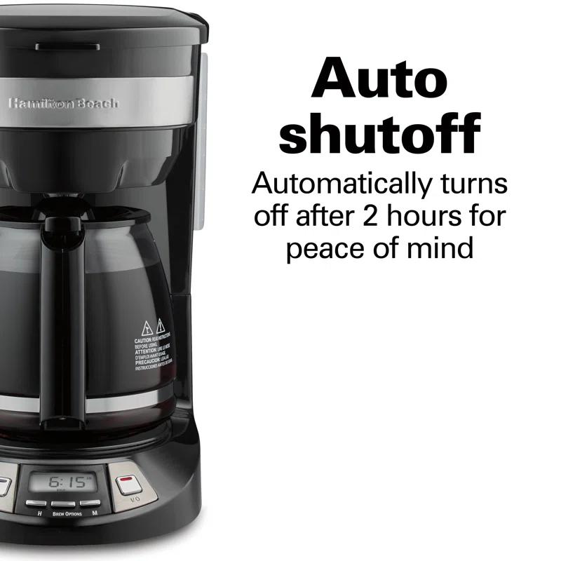 Hamilton Beach® Programmable Coffee Maker 12 Cup Capacity