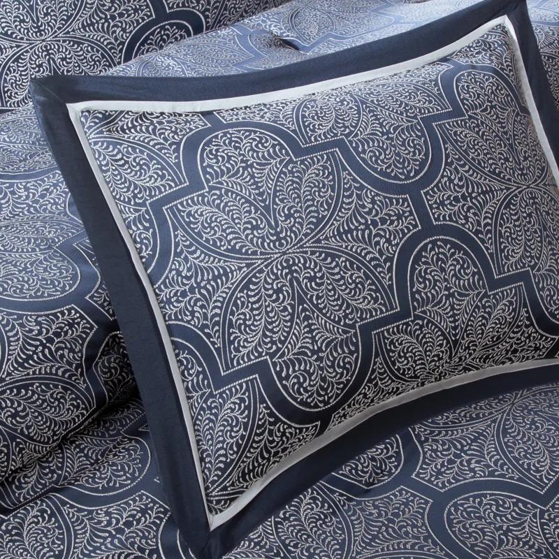 Madison Park Medina 8 Piece Jacquard Comforter Set