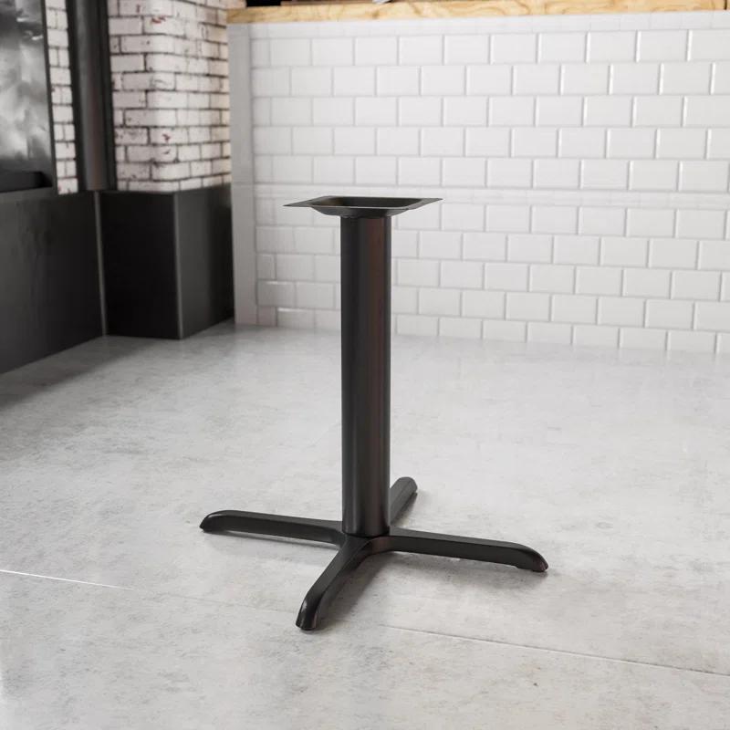 Flash Furniture Beverly Restaurant Table X-Base with 3" Dia. Table Height Column