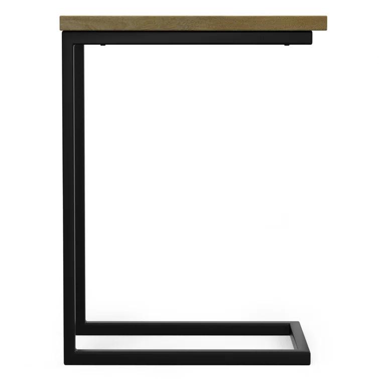 Simpli Home Skyler Solid Mango Wood C Side Table & Reviews | Wayfair