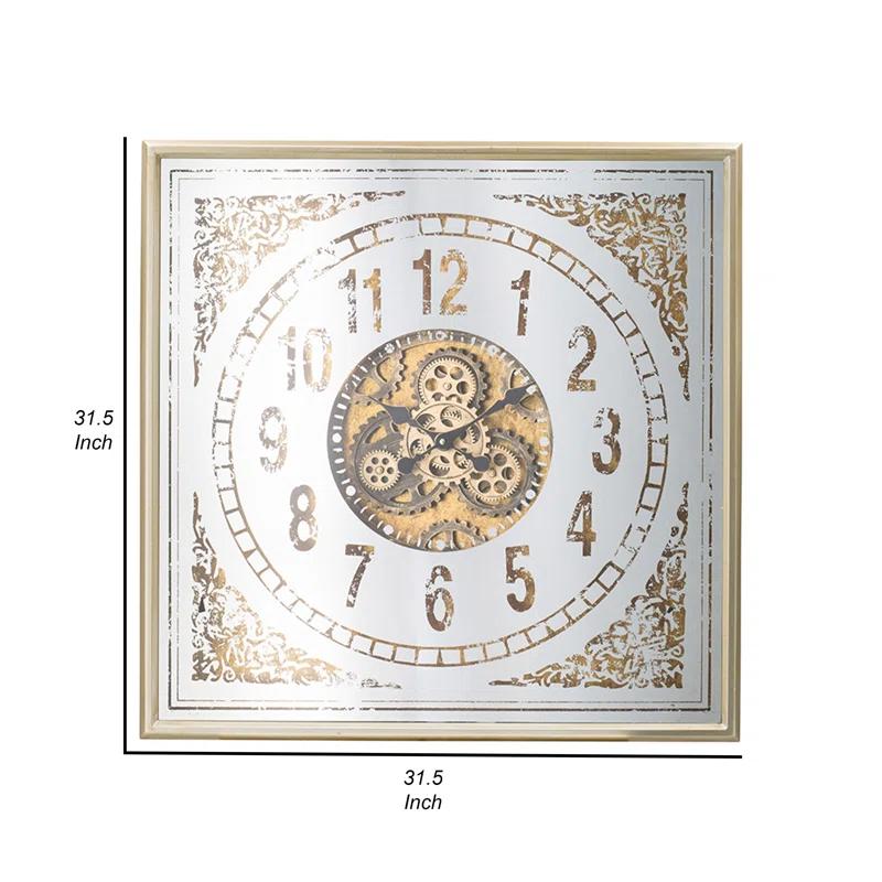 Manufactured Wood Wall Clock