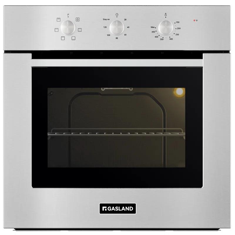 GASLAND 24" 2.3 cu. ft. Electric Single Wall Oven With 6 Cooking Functions ES606MS