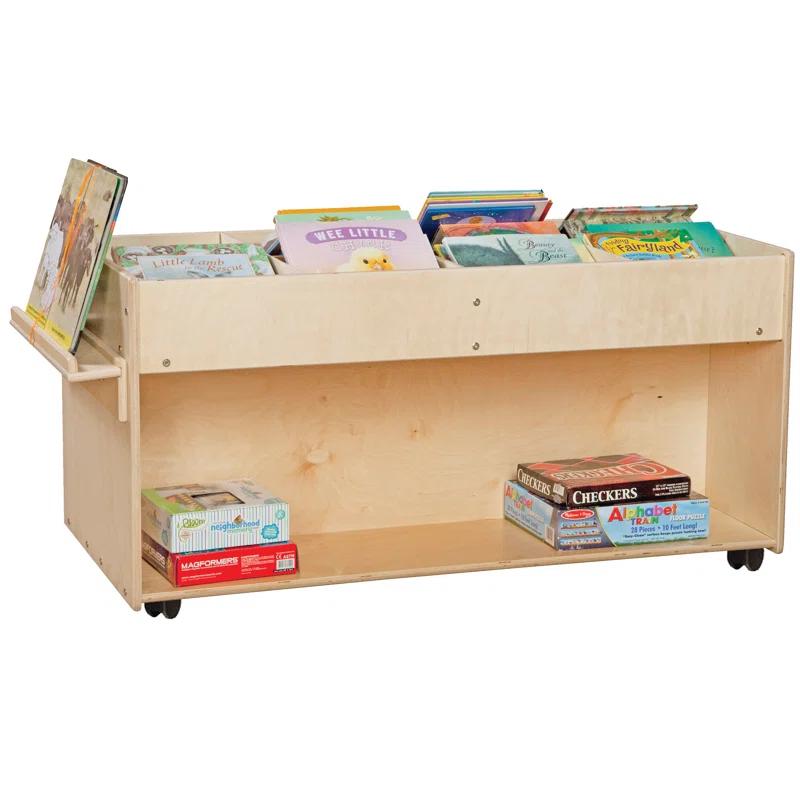 Wood Designs Contender Mobile Book Organizer