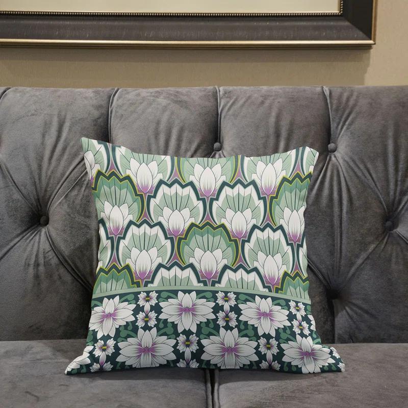 AmritaSen Reversible Throw Pillow