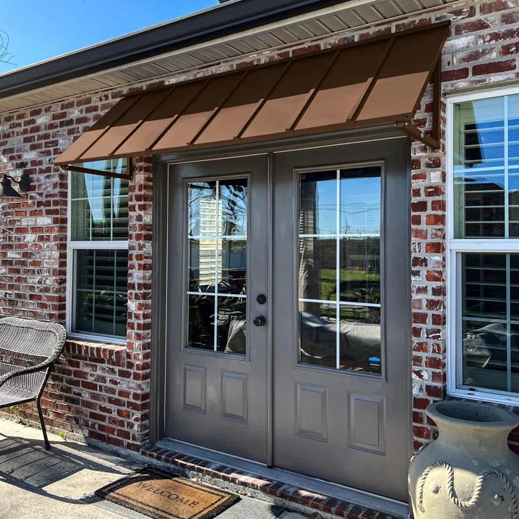 Awntech Awntech Houstonian Standing Seam Metal Fixed Awning