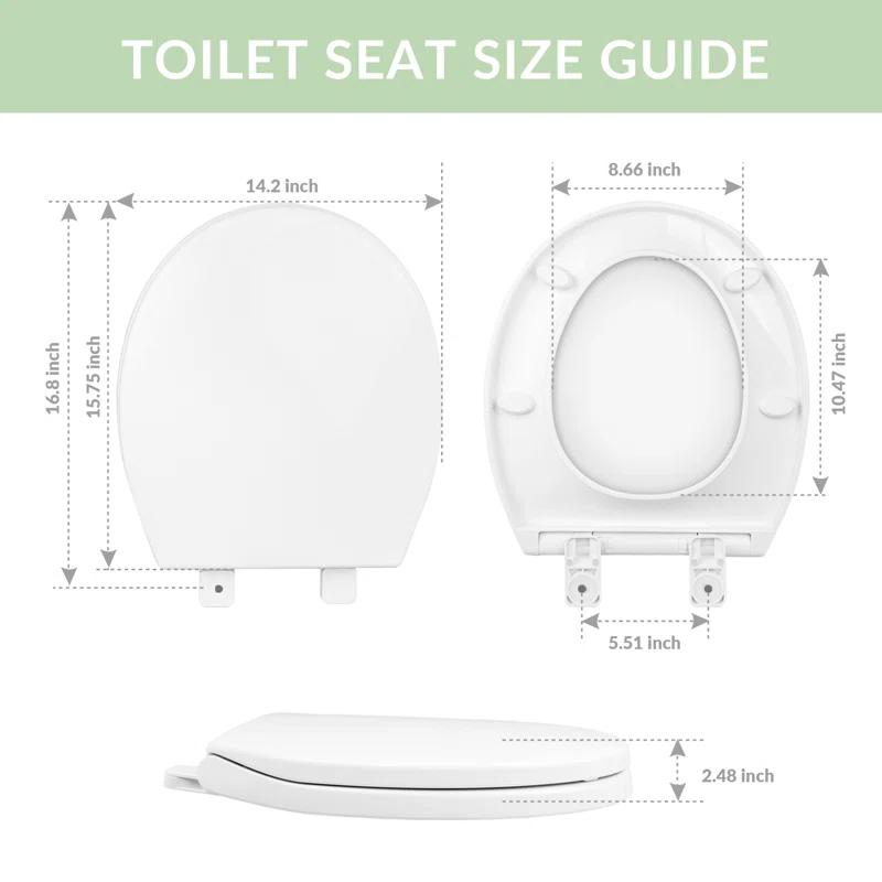 WSSROGY 2001c Round Toilet Seat and Lid