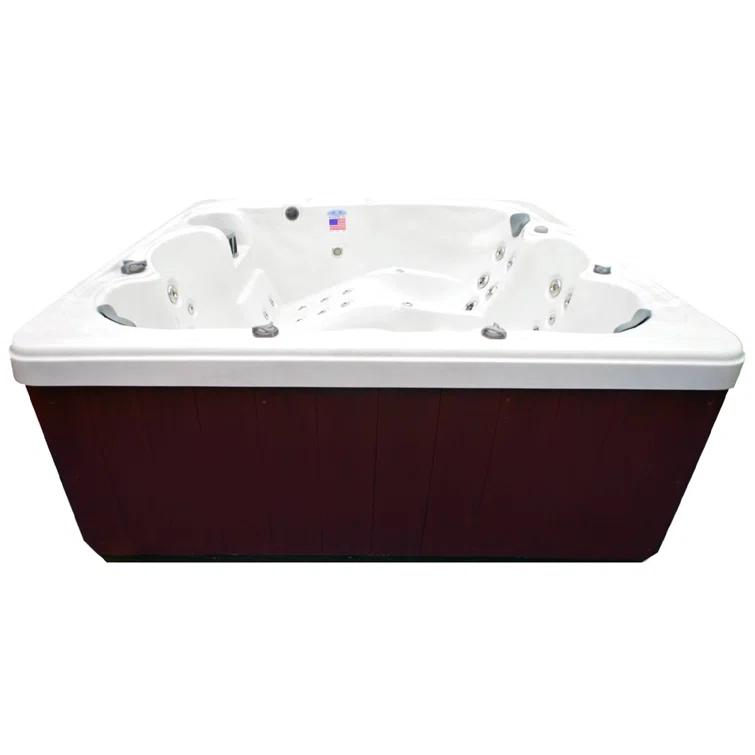 Home and Garden Spas 6-Person 71-Jet Hot Tub with MP3 Auxiliary Output and Ozone & Reviews | Wayfair