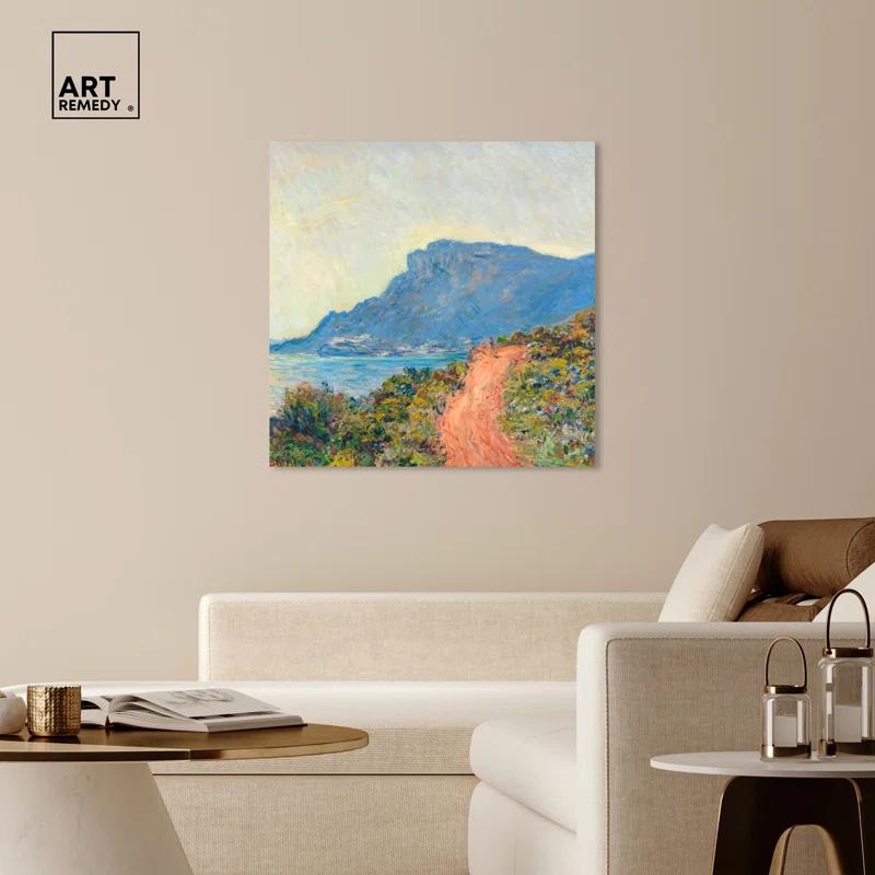 Art Remedy Monet's Monaco Coastal Wall Art by Art Remedy