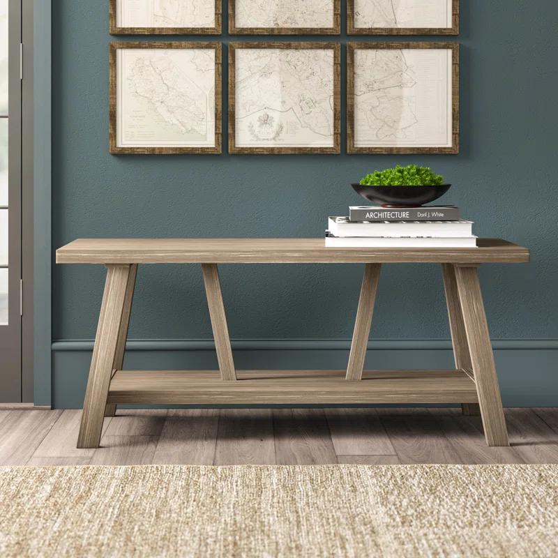 Simpli Home Dylan Solid Wood Storage Bench
