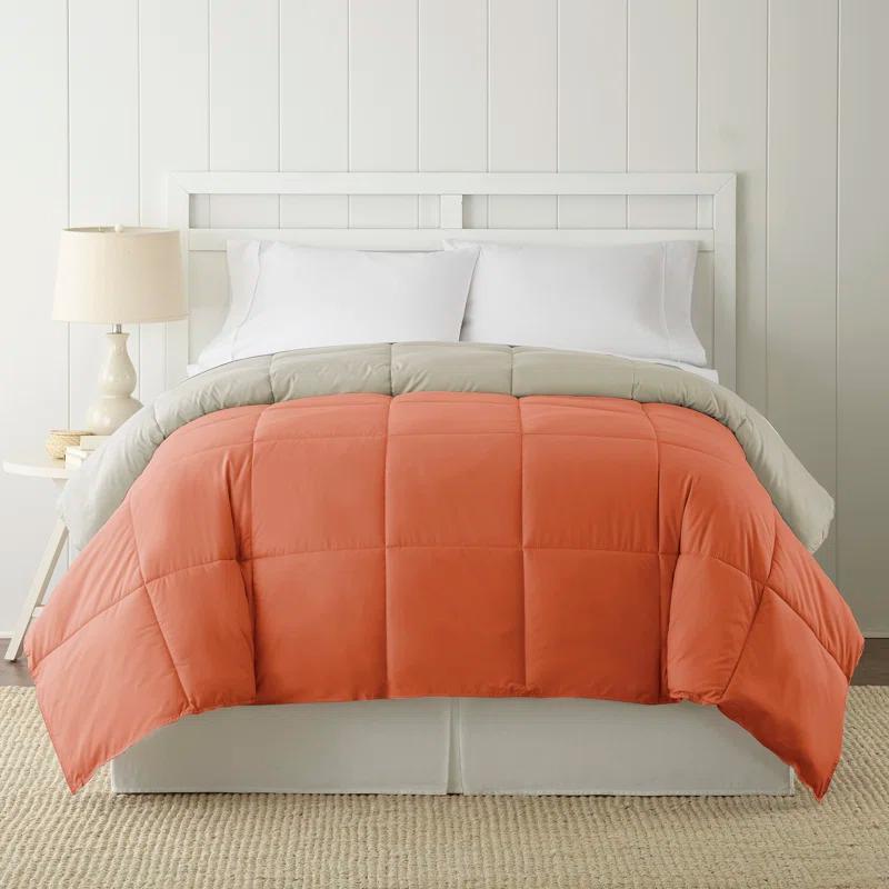 Modern Threads Modern Threads Sanctuary by PCT Down Alternative Microfiber Quilted Reversible Comforter & Duvet Insert - Soft, Comfortable Alternative to Goose Down - Bedding for All Seasons