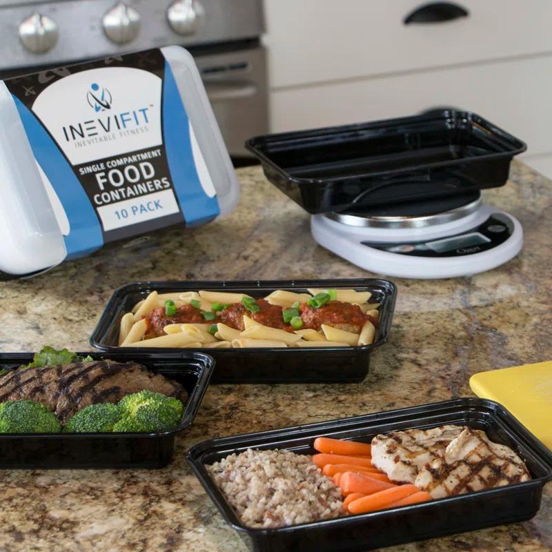 Food Storage - Set of 10 Containers and 10 Lids (Set of 10)