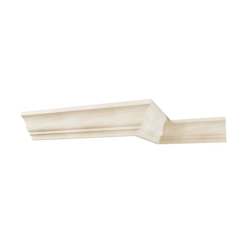 Ekena Millwork WM48 3 3/8"H x 2 5/8"P x 4 1/4"F x 96"L Americraft Solid Hardwood Stain Grade Crown Moulding