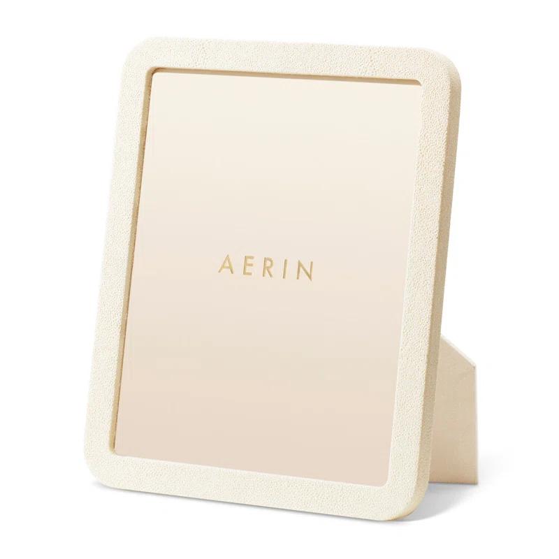 AERIN Shagreen Leather Picture Frame