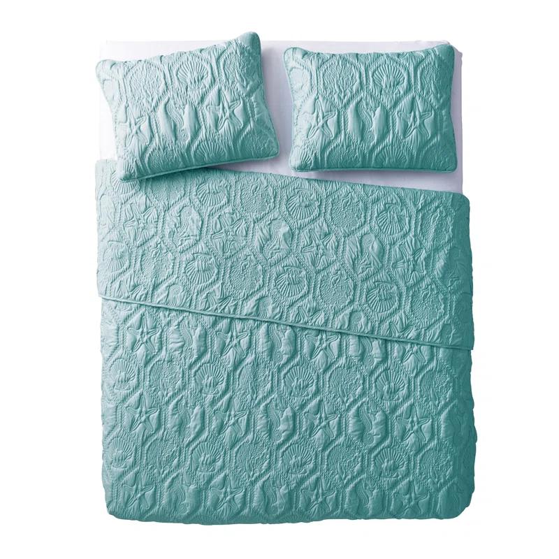 VCNY Shore 3-Piece Embossed Quilt Set & Reviews | Wayfair