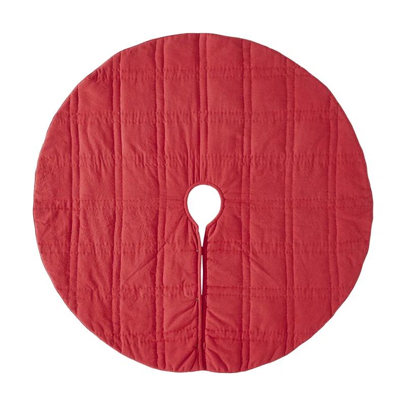 VHC Brands Plaid Cotton Tree Skirt