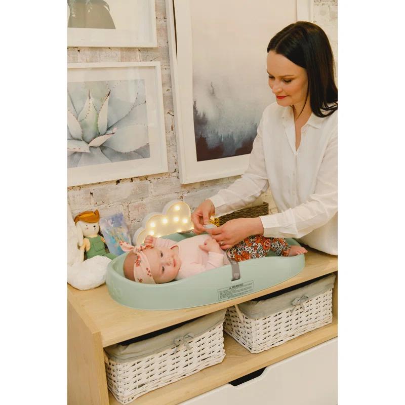 Bumbo Bumbo Diaper Changing Pad, Ergonomic Baby Changing Mat with Safety Belt